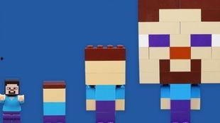 乐高史蒂夫吃瓜视频,萌态十足引网友热议